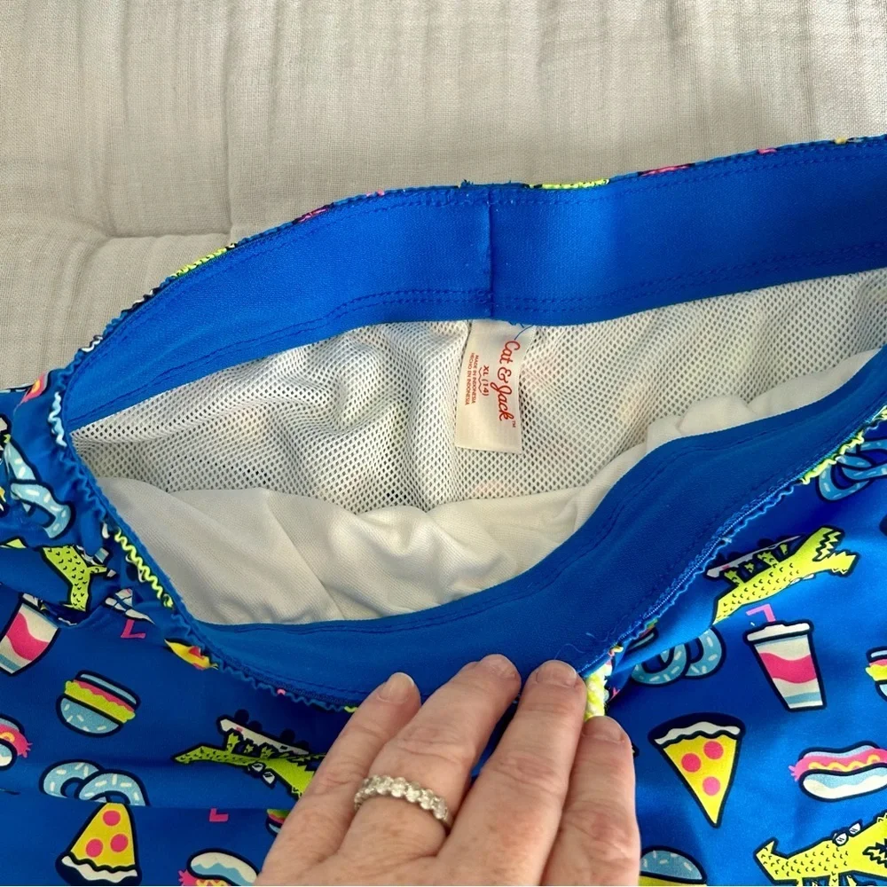 LIKE NEW Tommy Bahama and Cat & Jack Kids' Swim Shorts Sz XL (set of 4)